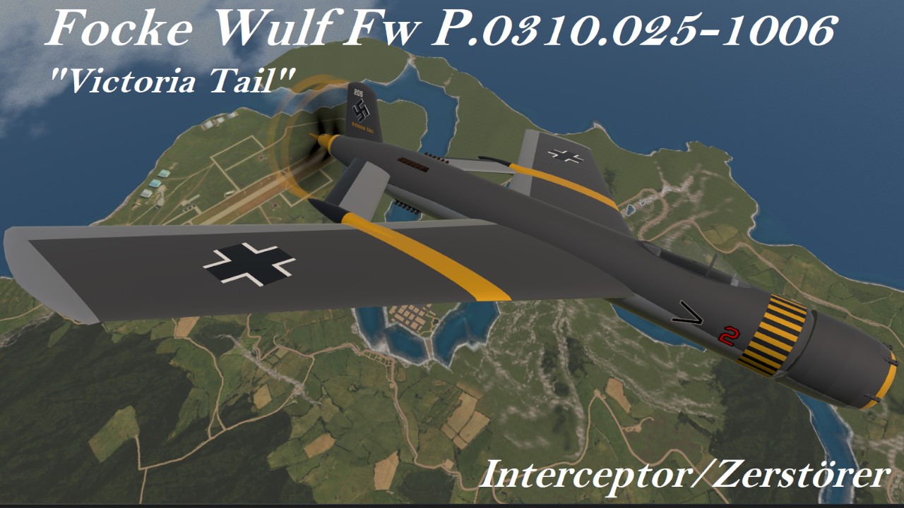 SimplePlanes Focke Wulf Fw P 0310 025 1006 Victoria Tail Remade 2 0