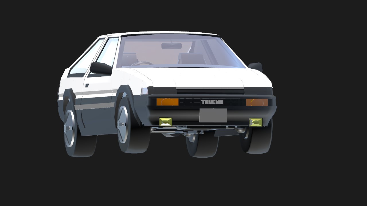 SimplePlanes Toyota Sprinter Trueno AE86 Fixed The Bug