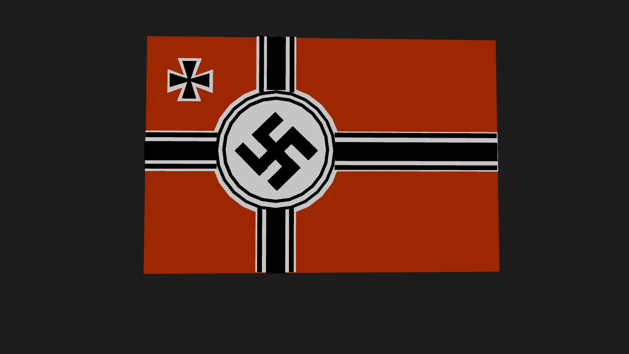 nazi germany battle flag - reichskriegsflagge