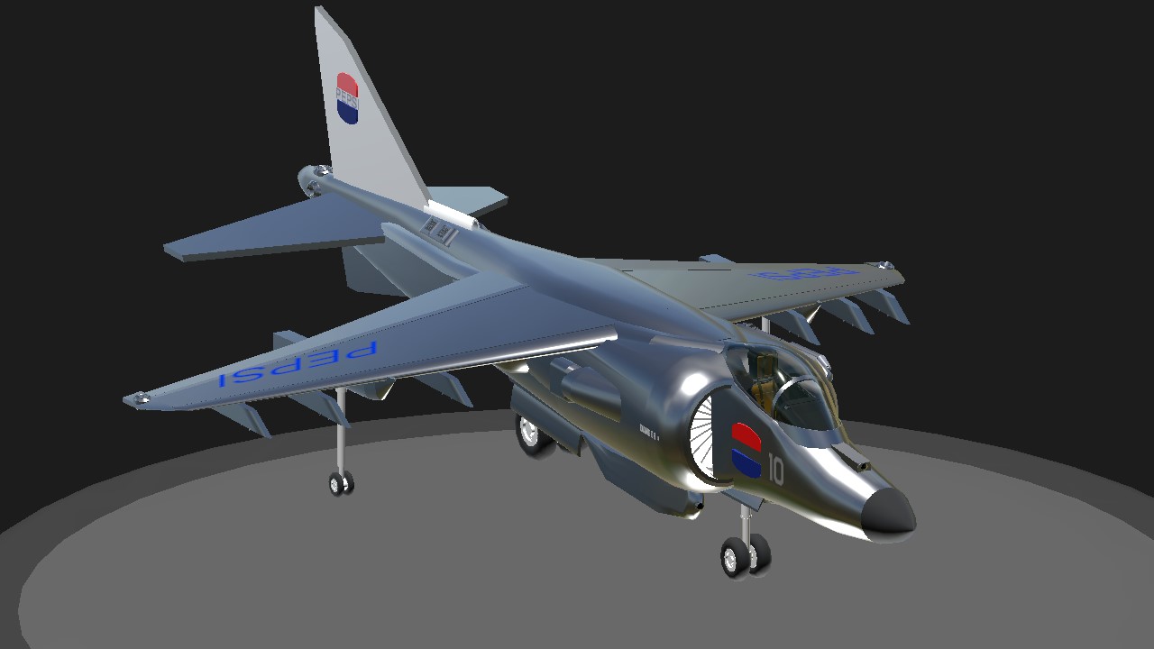 Simpleplanes | Harrier Gr1 (Pepsi Edition)