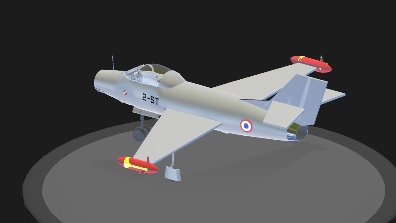 SimplePlanes | Dassault M.D.450 Ouragan