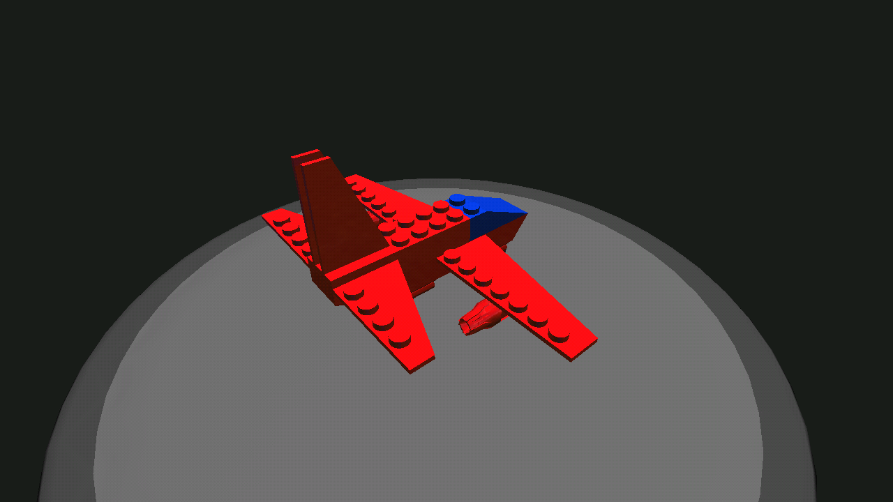 simple lego plane