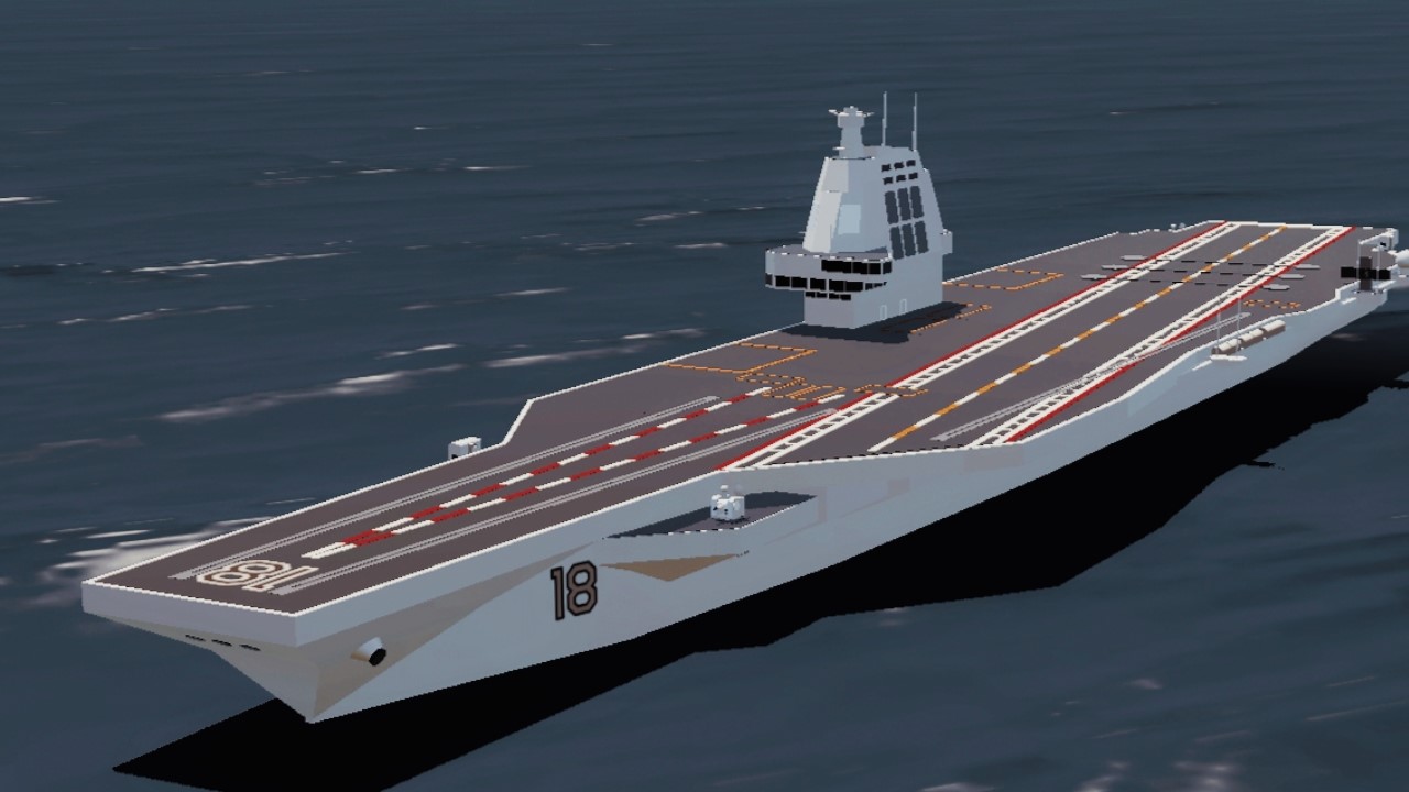 SimplePlanes | Type 003 aircraft carrier-Fujian.