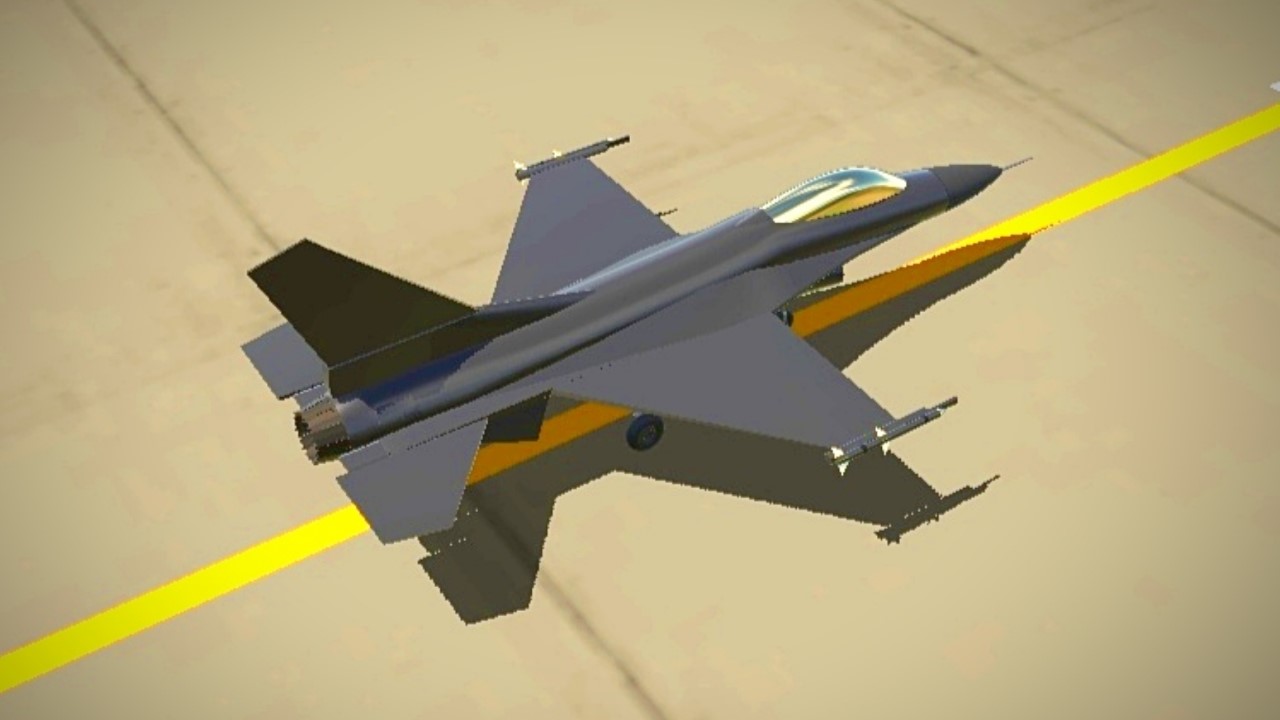 SimplePlanes F 16FSW