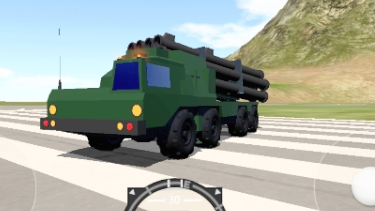 SimplePlanes | BM-30 - Smerch - Multiple Rocket Launcher