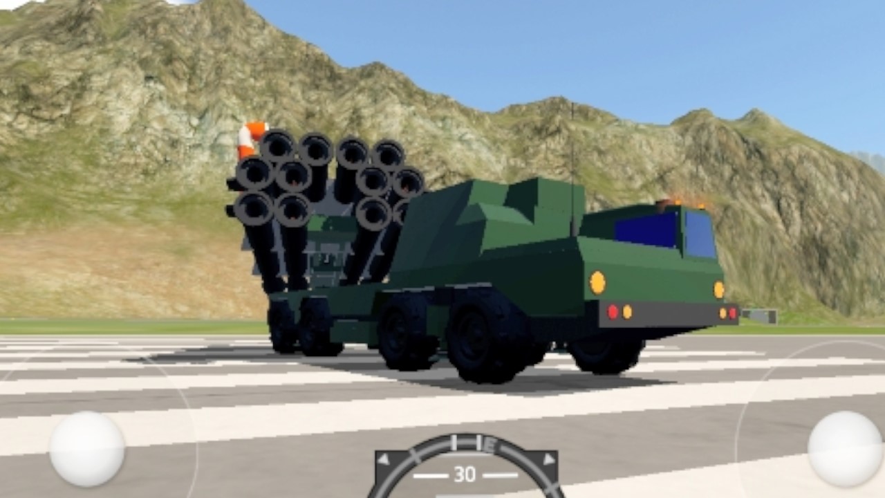 SimplePlanes | BM-30 - Smerch - Multiple Rocket Launcher