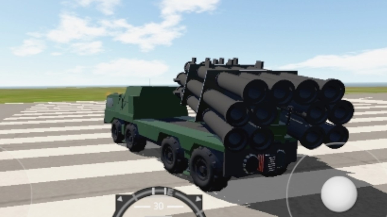 SimplePlanes | BM-30 - Smerch - Multiple Rocket Launcher