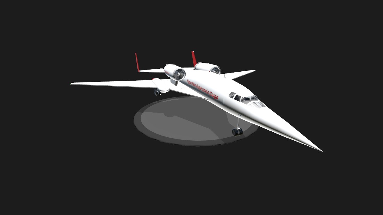 SimplePlanes | (Livery V 1.0) HyperStar Supersonic Cargo