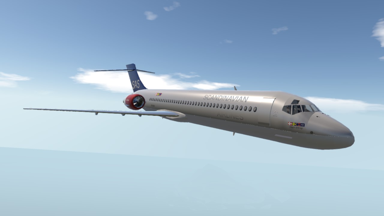 Simpleplanes Mcdonnell Douglas Md 87 Scandinavian Airlines Se Dma