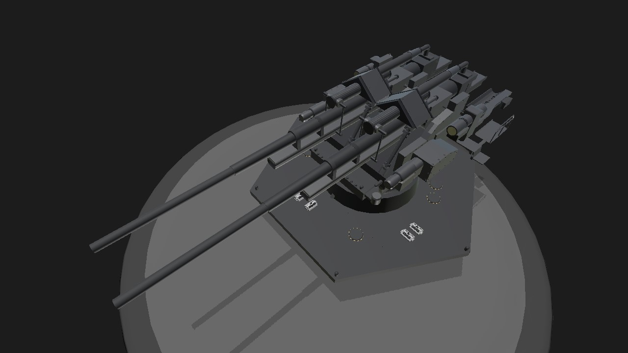 SimplePlanes | Flak-40 128mm AA Gun (AUTO-AIM)