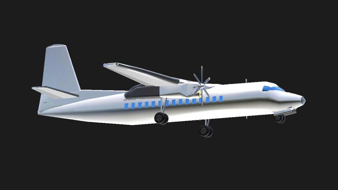 SimplePlanes | Fokker 50