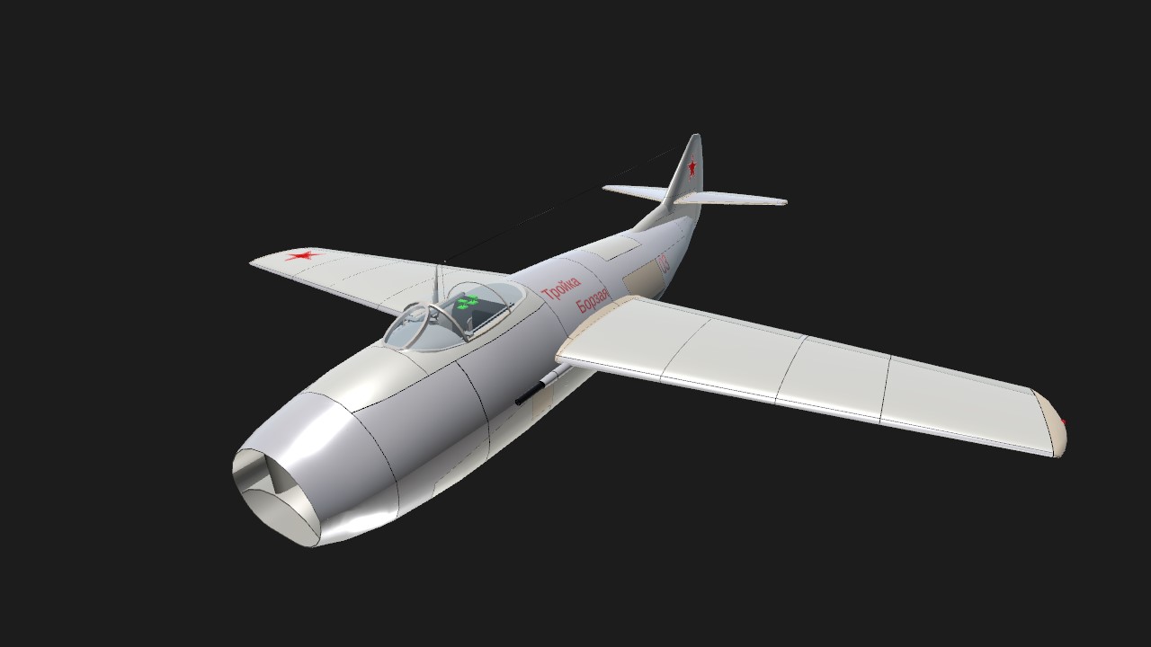 SimplePlanes | MiG-9 Troika (I-303) less parts