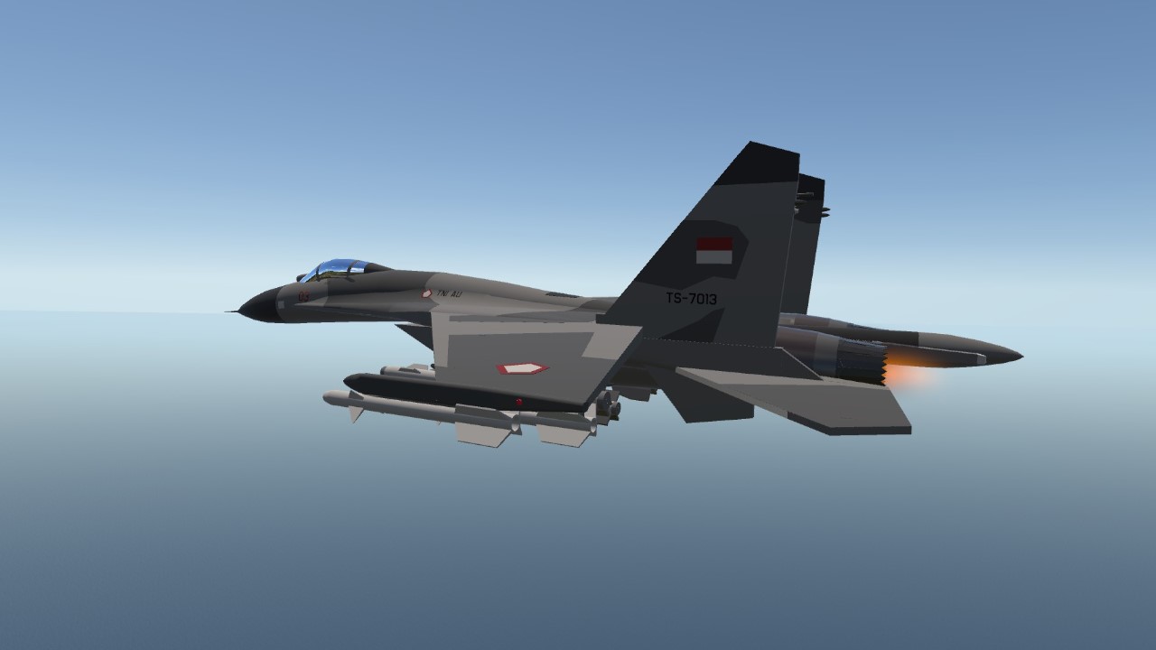 SimplePlanes | [RD Cockpits] Su-27 Flanker-B -Indonesia-