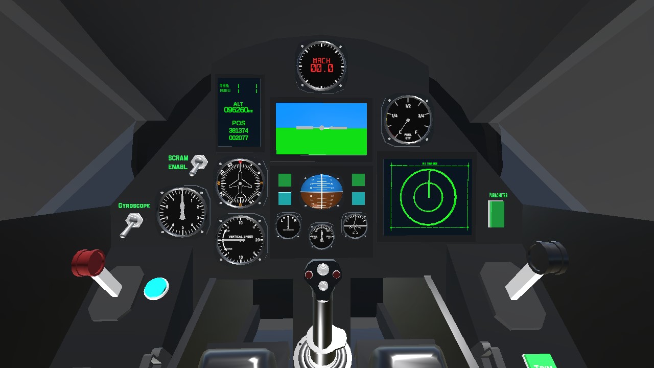 Simpleplanes Lockheed Martin Darkstar Revamped Cockpit Interior New Features