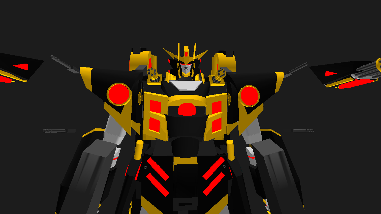 SimplePlanes | ( 000 GZK95 Asher Raven Gundam)2 redesign