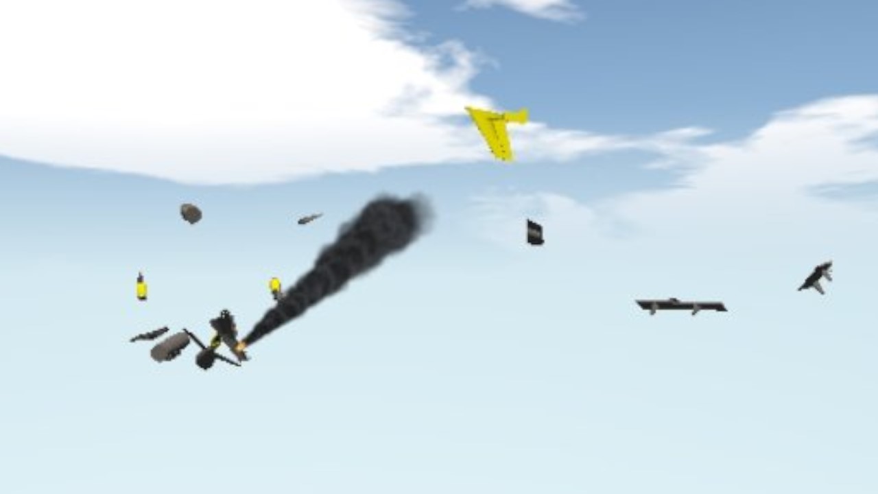 cargo plane crash gif