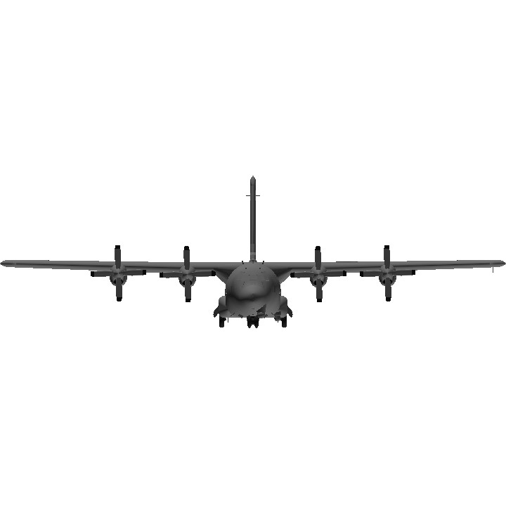 SimplePlanes | C-130 with angel wing flares for edits (tiktok)