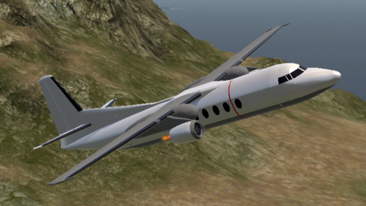 SimplePlanes | Fokker F27 Jet version