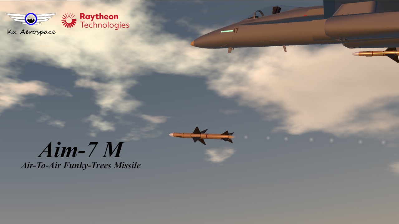 SimplePlanes  FT Air-To-Air Missile, Aim-7M