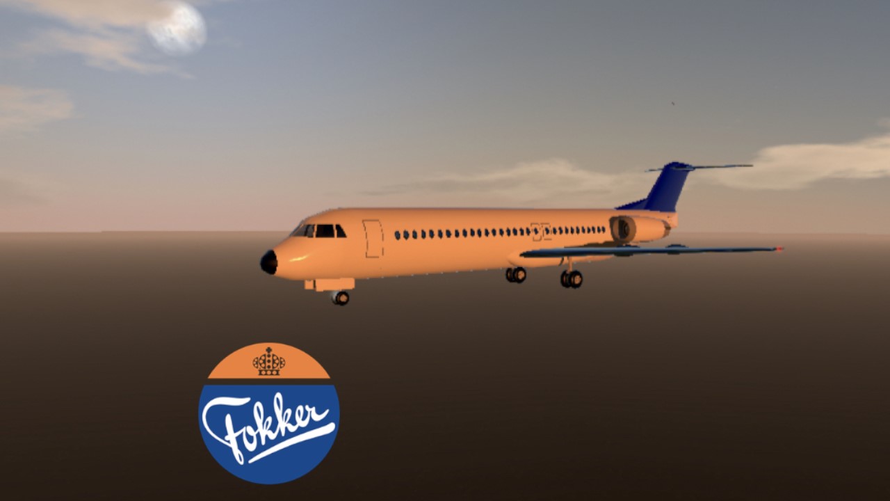 SimplePlanes | Fokker100