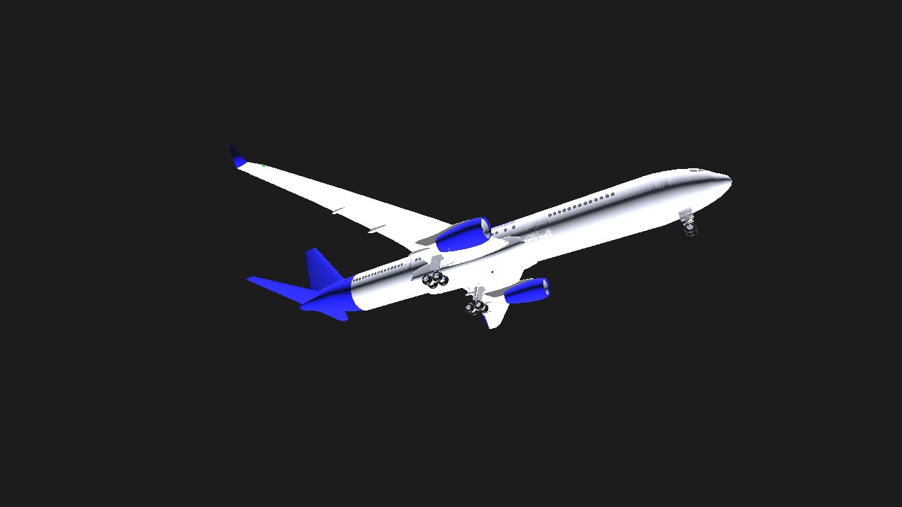 SimplePlanes | B767-400ER Blue simple airlines livery