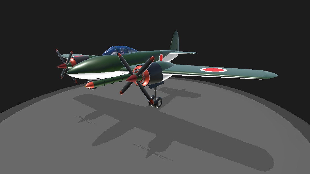 SimplePlanes | Nakajima J5N Tenrai (Torpedo)