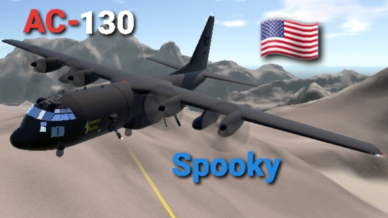 SimplePlanes | [RD] Lockheed AC-130U Spooky