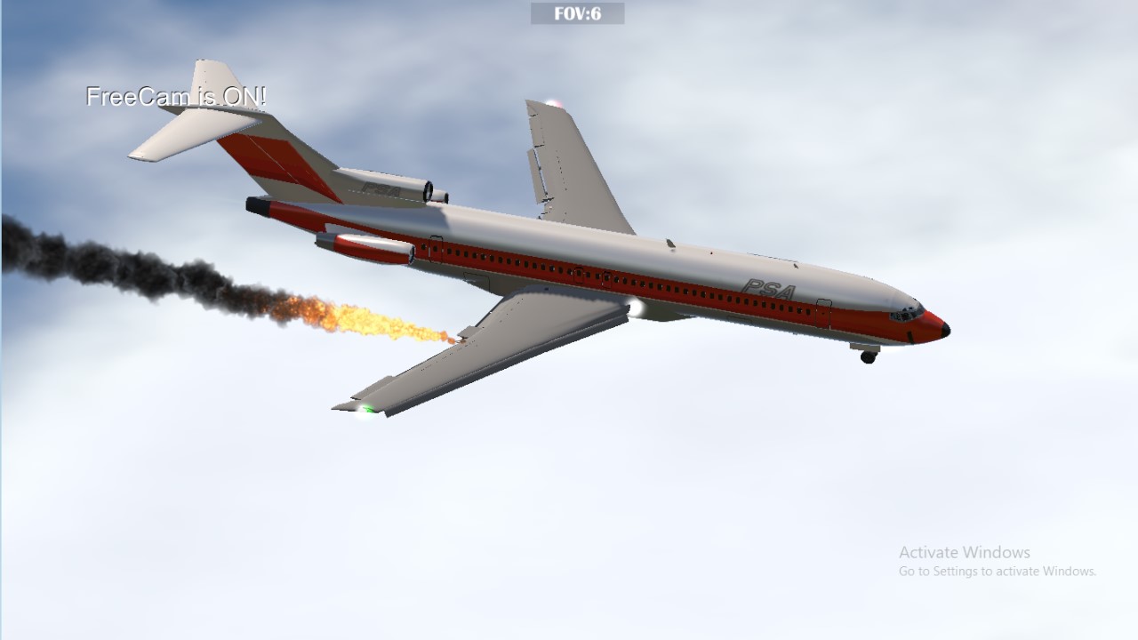 SimplePlanes | Boeing 727-200 Pacific Southwest Airlines flight 182