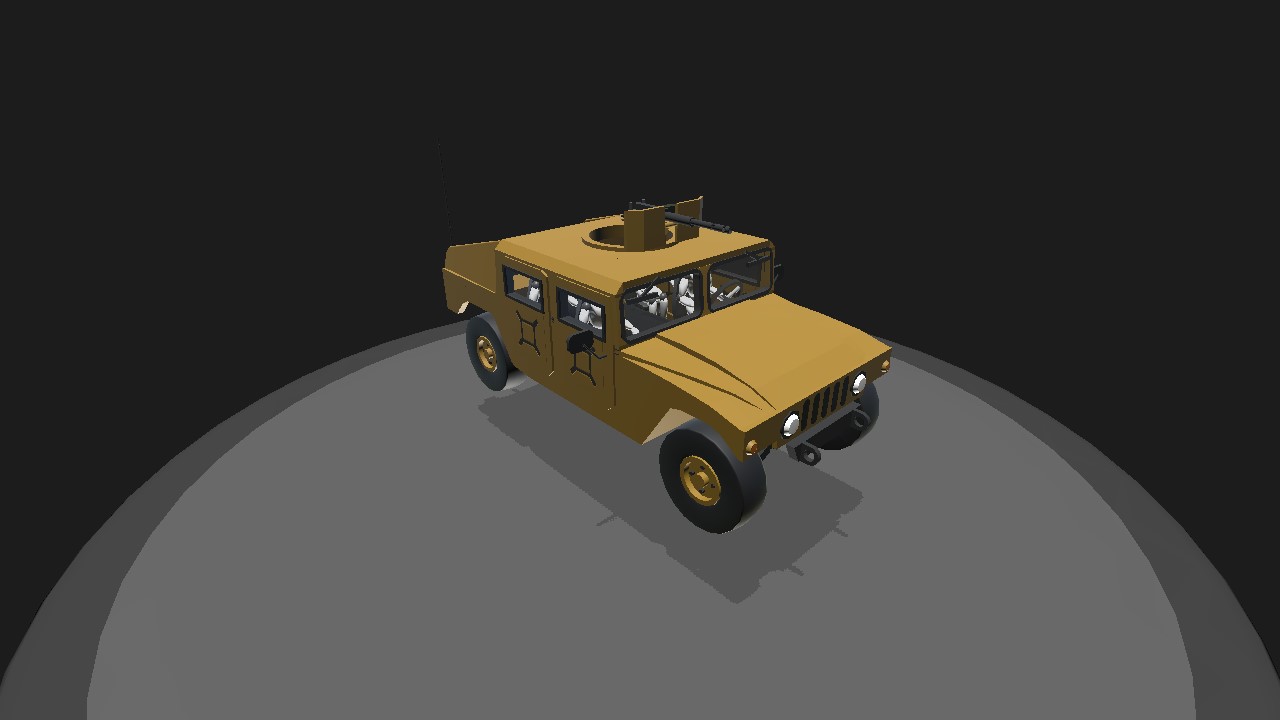 SimplePlanes | Humvee Gen Kill Armoured Turret