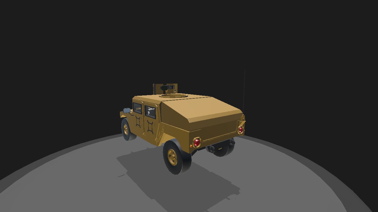 SimplePlanes | Humvee Turret Shield