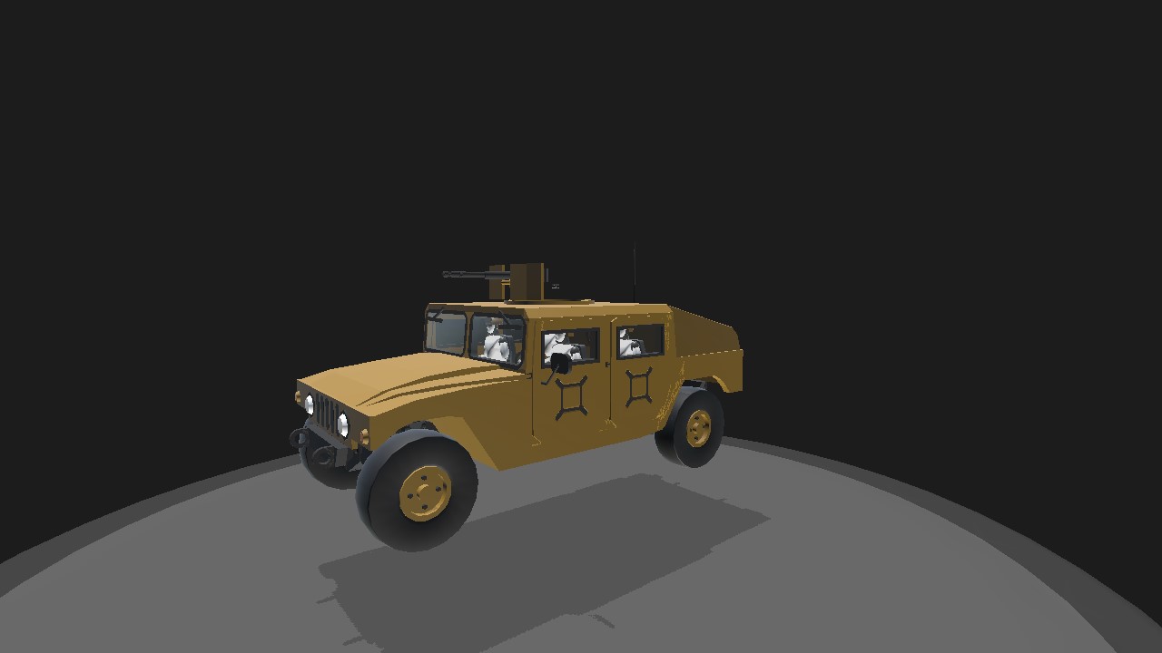 SimplePlanes | Humvee Turret Shield