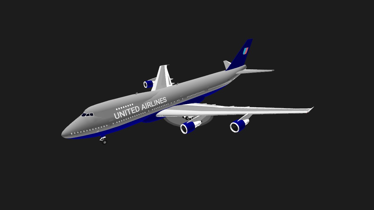 SimplePlanes | 747-200 United Airlines