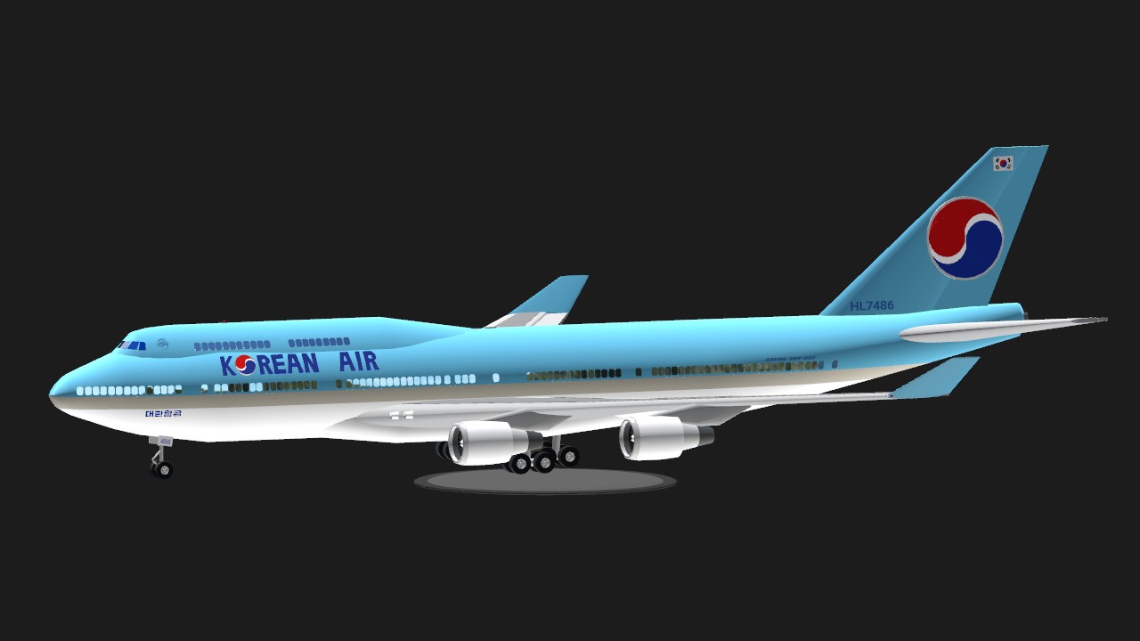 SimplePlanes | Boeing 747-400 Korean Air Lines