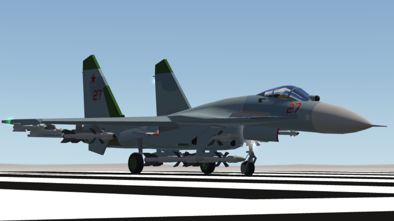 SimplePlanes | [RD Cockpits] Su-27S Flanker-B -NEW Version-