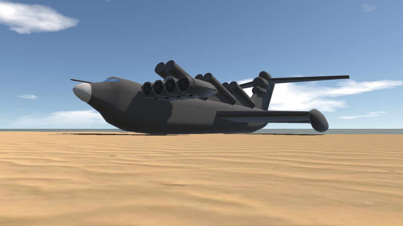 SimplePlanes  [Not really a PEA] Lun Class Ekranoplan (Project