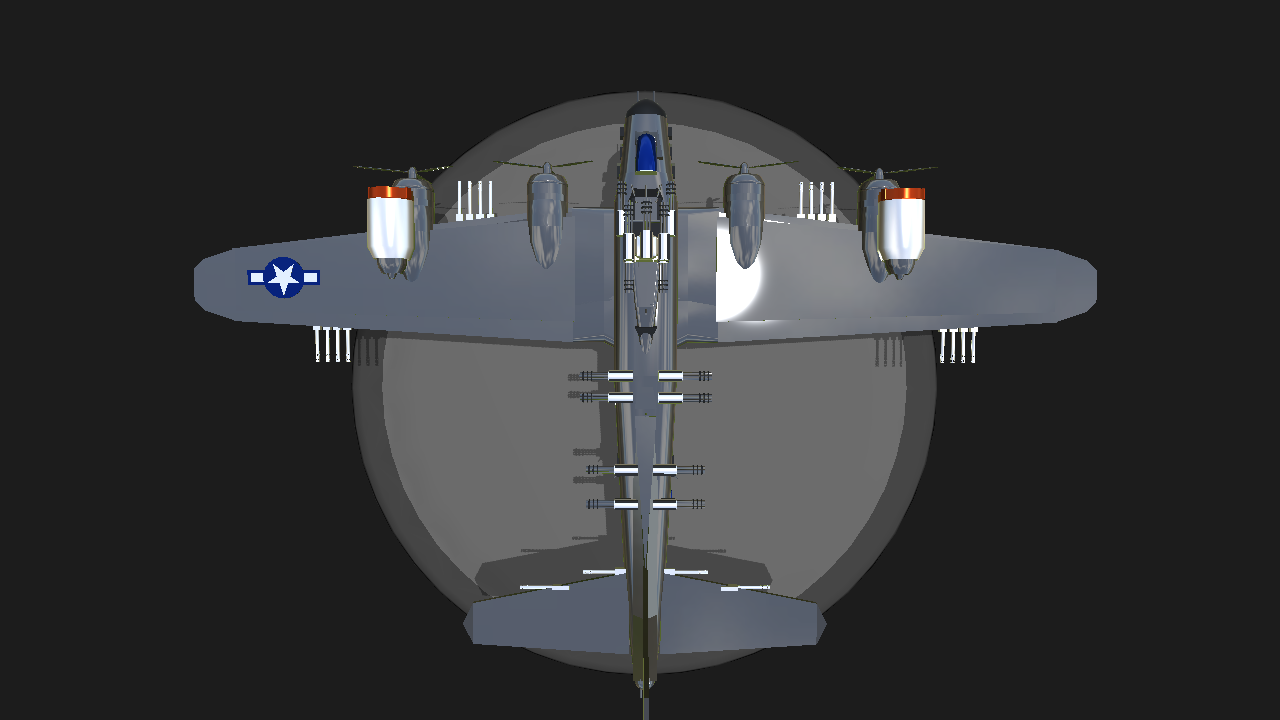 SimplePlanes | Boeing B-17 Flying Fortress (armed In All Diretions)