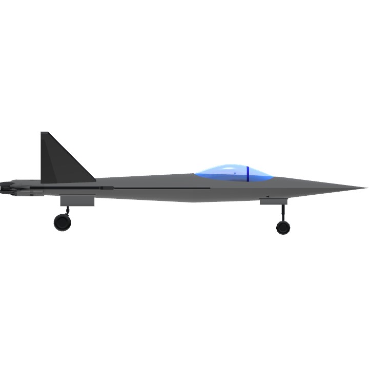 SimplePlanes | Stealth jet with working afterburners