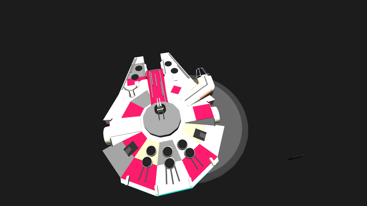 SimplePlanes | Millennium Falcon in color