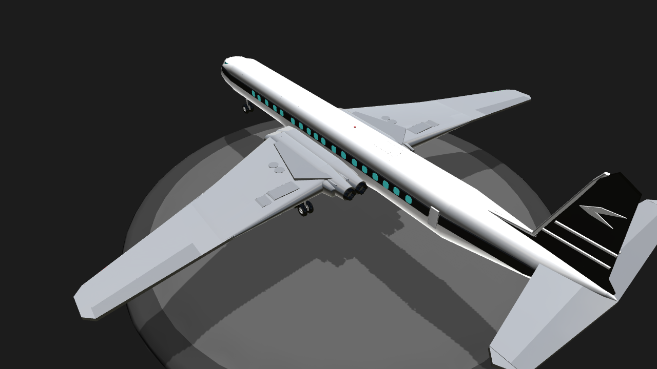 De havilland comet чертежи