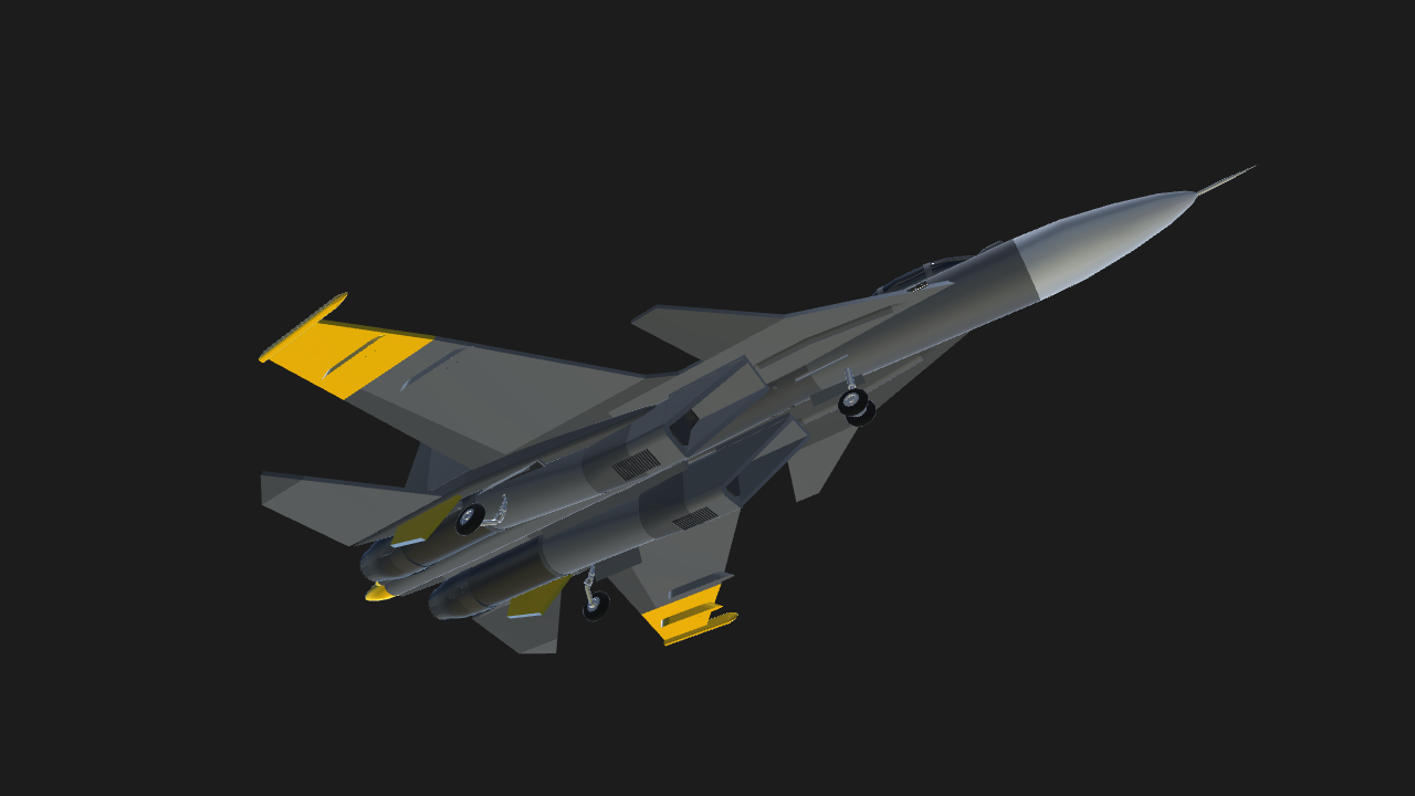 Simpleplanes Su 37 Terminator Yellow Squadron