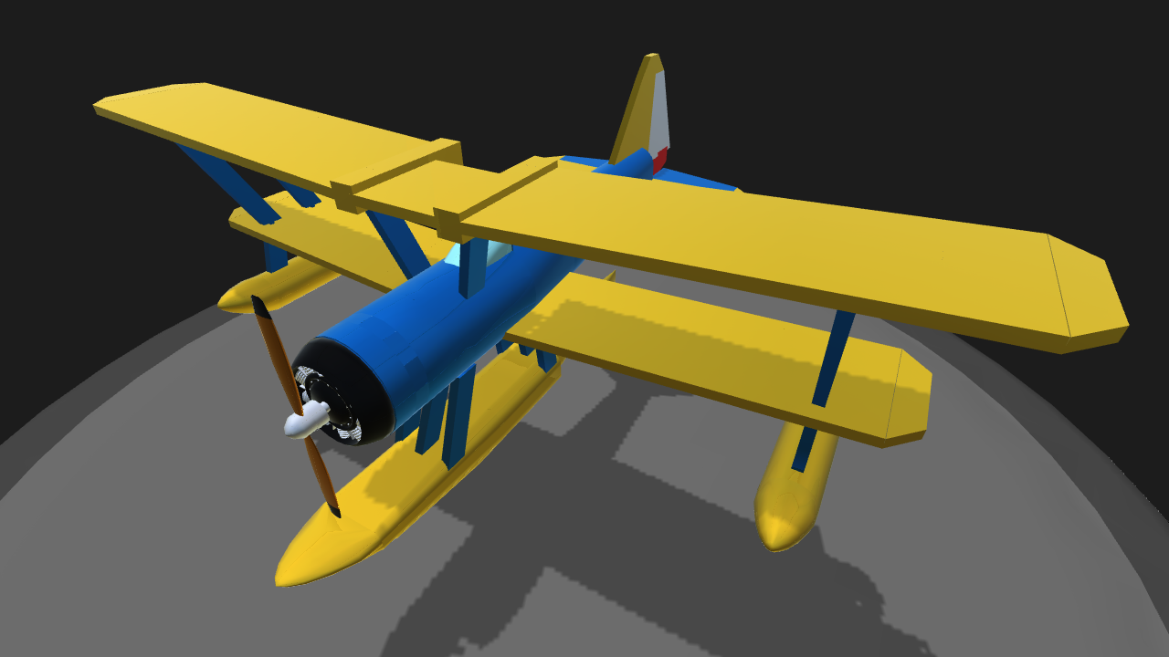 SimplePlanes | Boeing Stearman with Floats