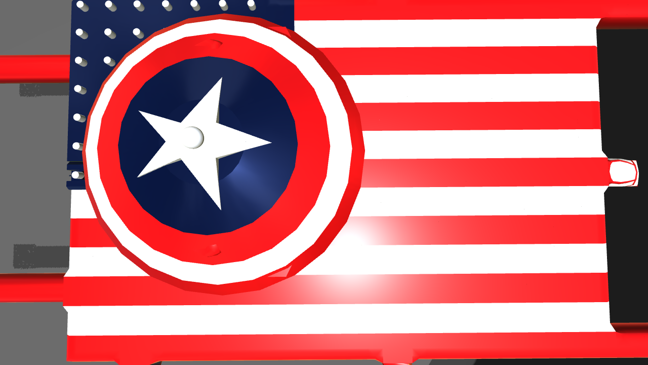 SimplePlanes | Flying Captain America Shield