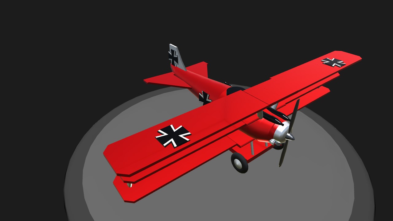 SimplePlanes | Fokker Dr-1 RED BARON