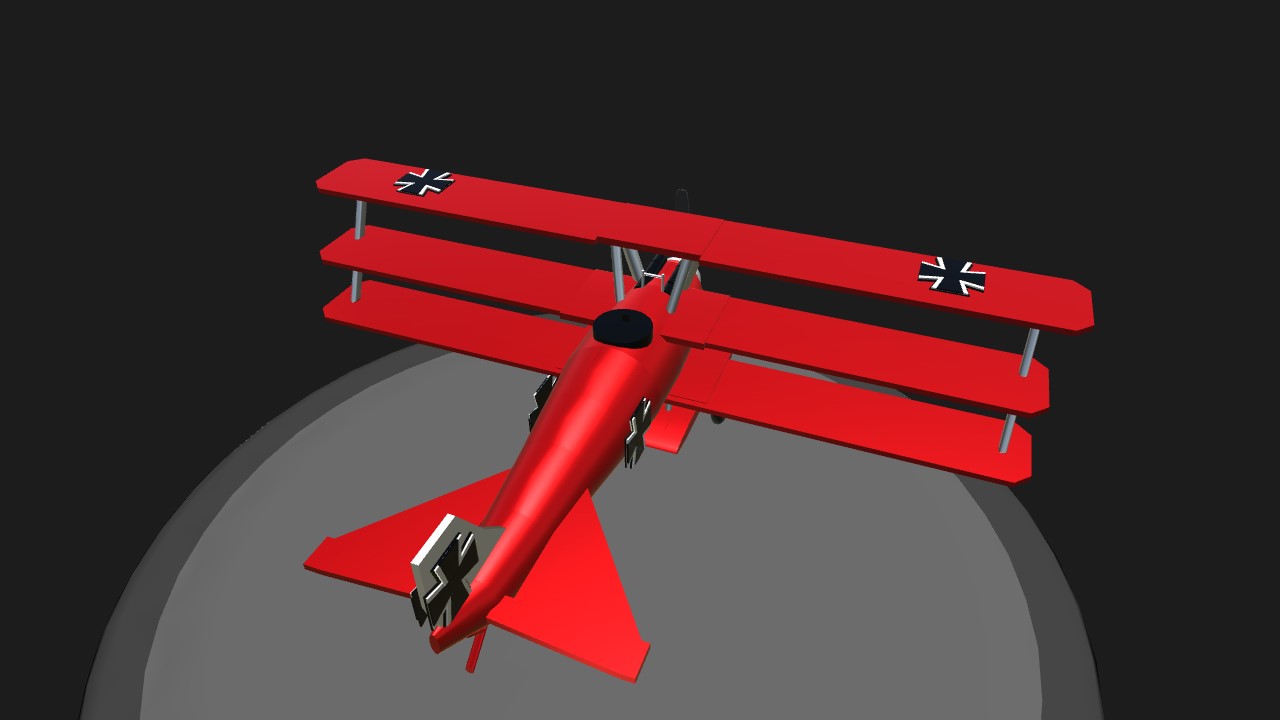 SimplePlanes | Fokker Dr-1 RED BARON