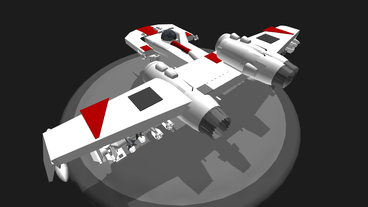 SimplePlanes | Star Wars K-Wing Starfighter