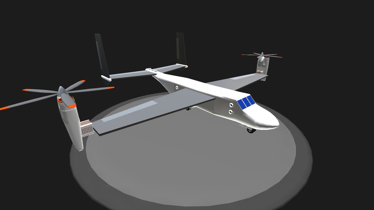SimplePlanes | Tilt-rotor VTOL aircraft