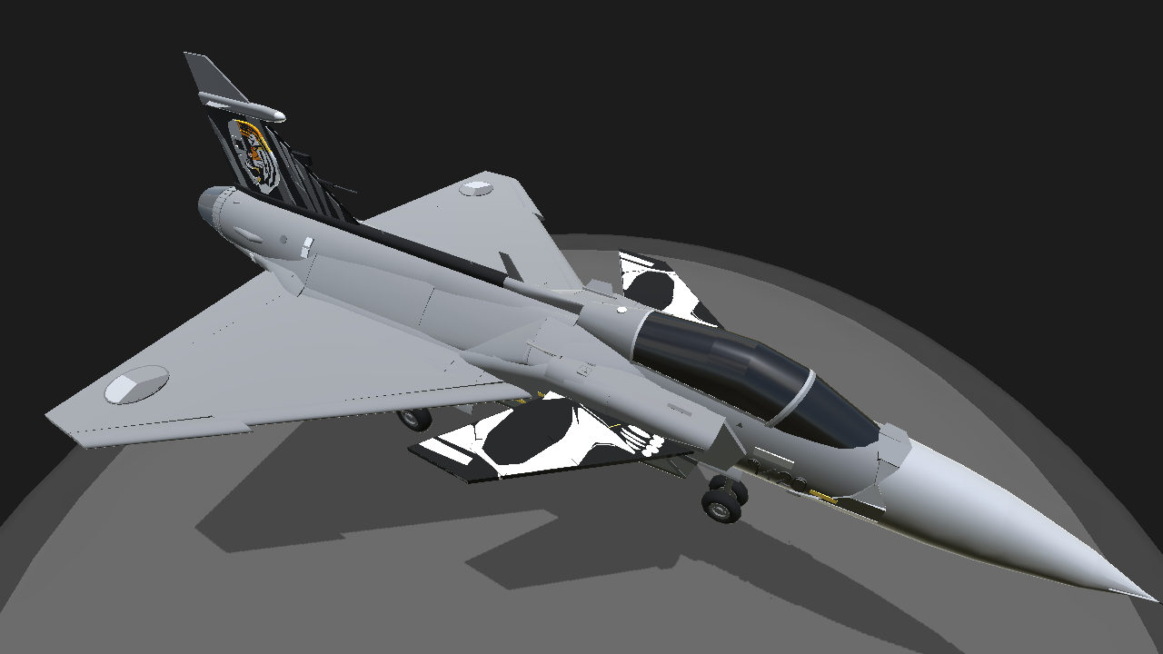 SimplePlanes | JAS 39 Gripen - Skull/Tiger Camo - (SAAB)
