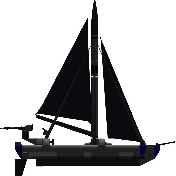 trimaran waterworld boat