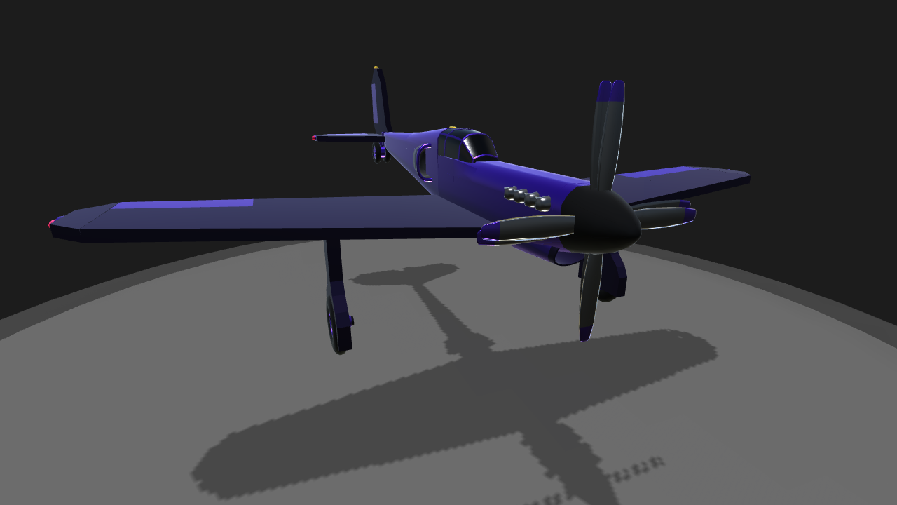 purple plane toy