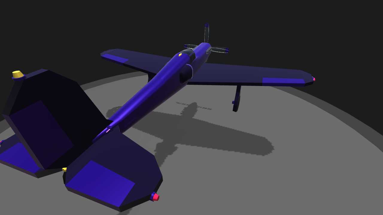 purple plane toy